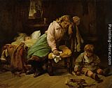 Bernard de Hoog The Young Mother painting